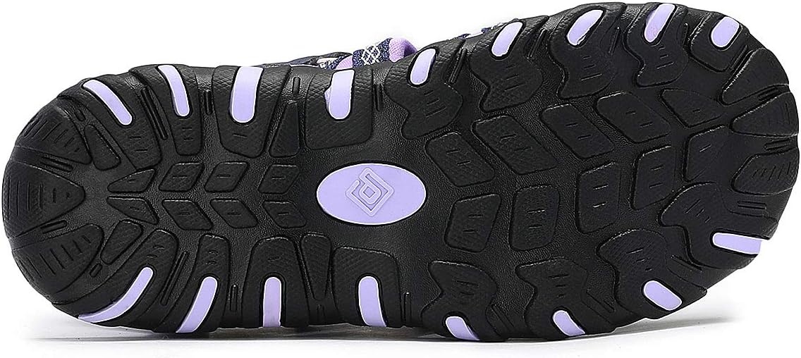 image:imageDREAM PAIRS Boys Girls Summer Outdoor Athletic Sport Sandals Hiking Beach Casual Water Closed Toe Adjustable Multicolor for ToddlerLittleBig KidsPurple