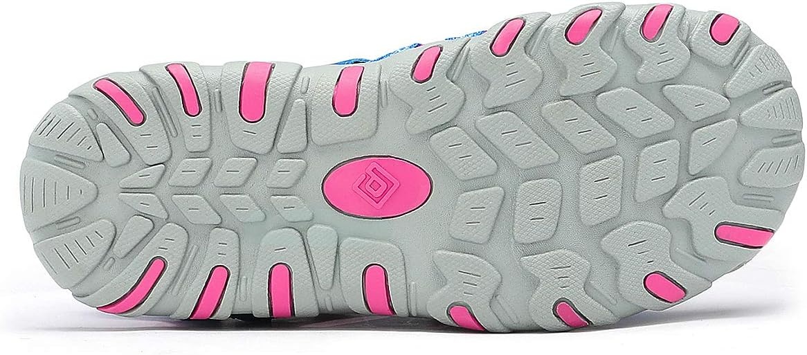 image:imageDREAM PAIRS Boys Girls Summer Outdoor Athletic Sport Sandals Hiking Beach Casual Water Closed Toe Adjustable Multicolor for ToddlerLittleBig KidsRoyalFuchsia
