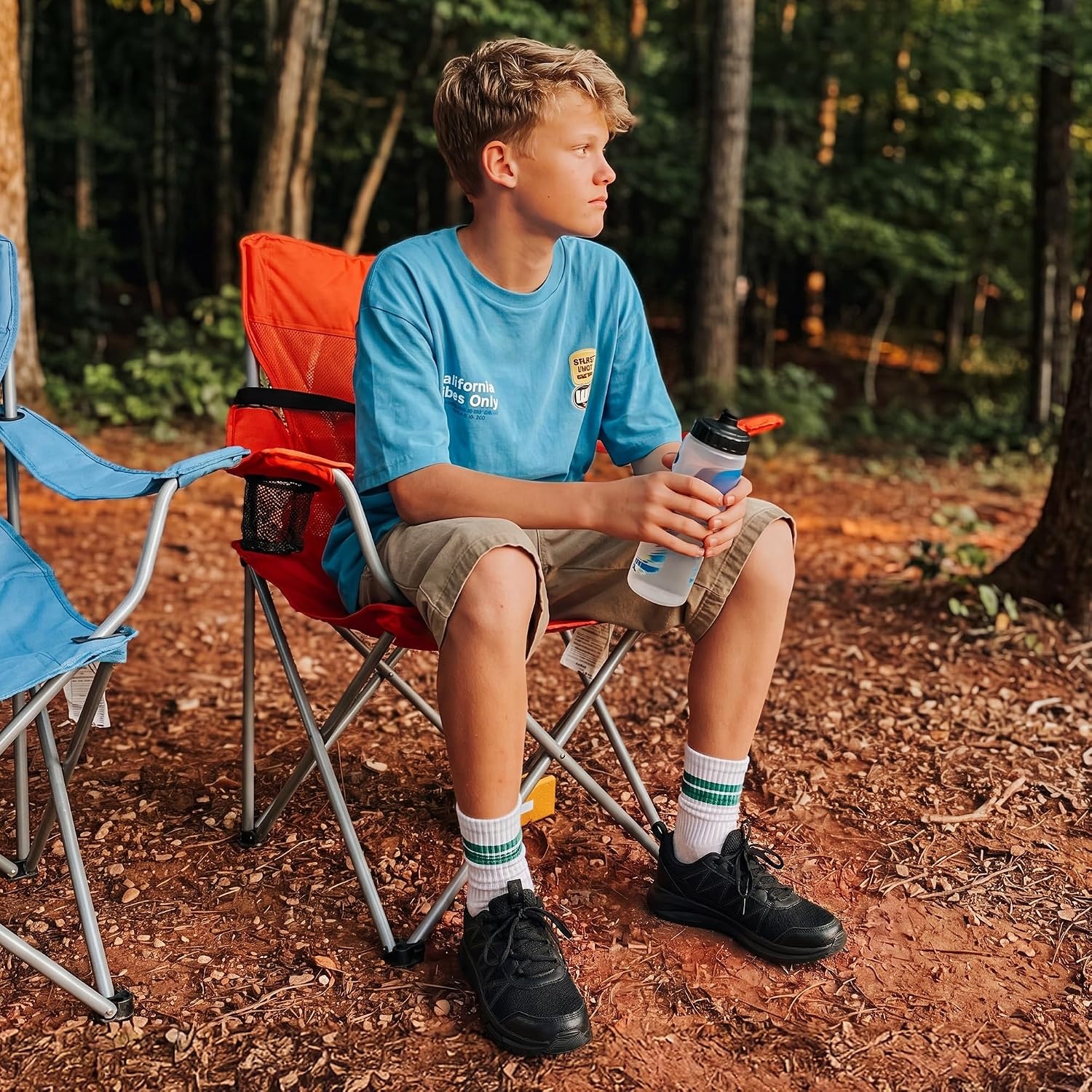 image:imageDREAM PAIRS Boys Girls Shoes Kids DuraPlay Tennis Running Non Slip Athletic Walking Lightweight Lace Up Footwear Sneakers for LittleBig KidAll Black