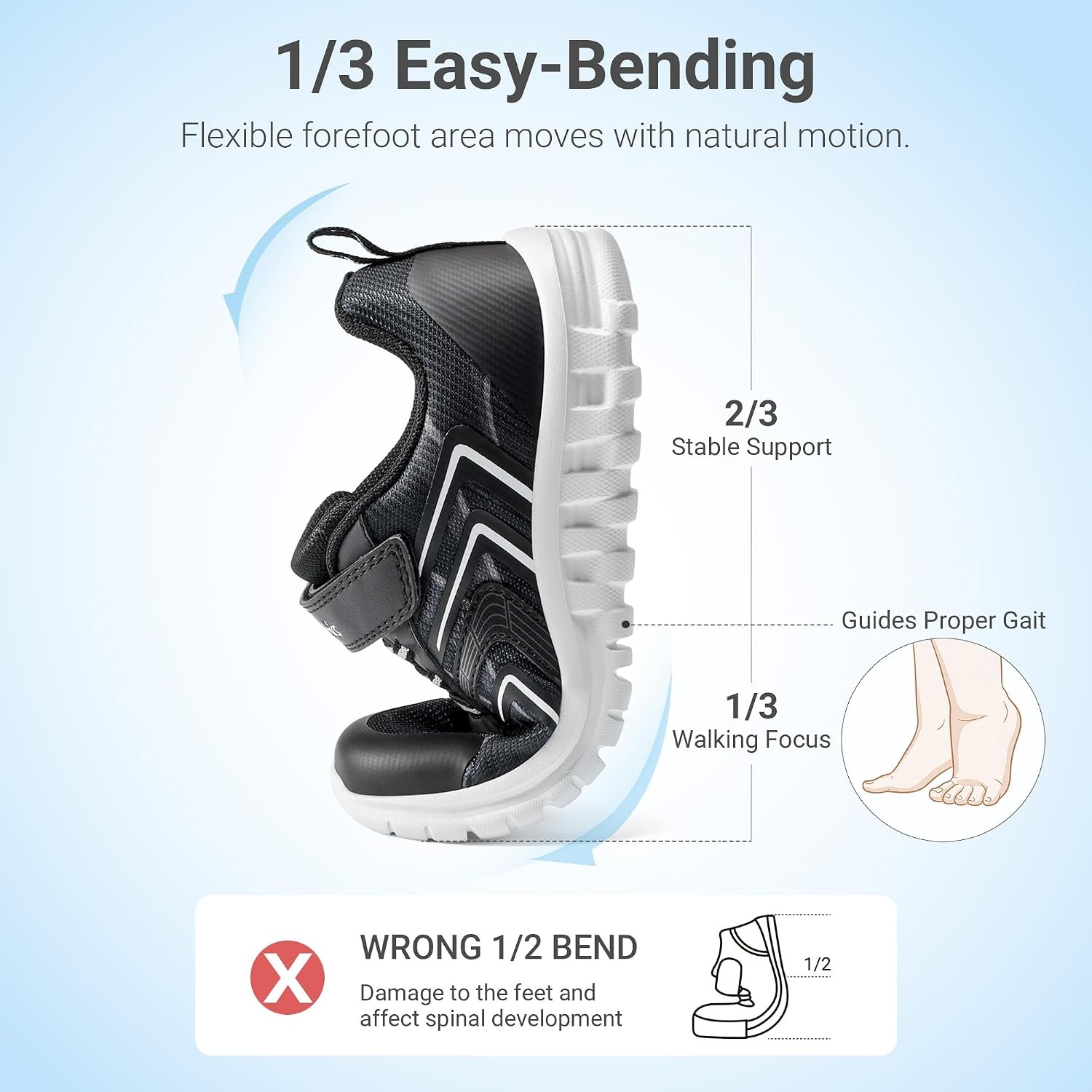 image:imageDREAM PAIRS Kids Shoes Boys Girls Running Footwear Athletic School Sneakers Breathable Lightweight for Little Big KidBlack