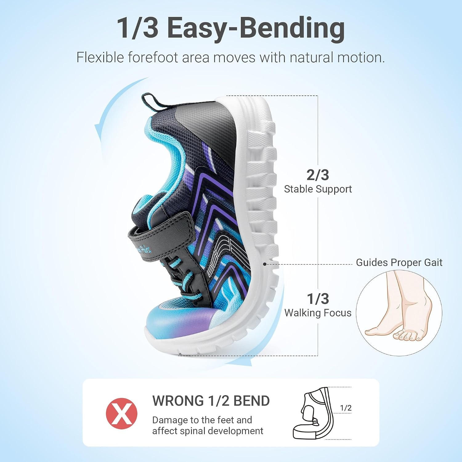 image:imageDREAM PAIRS Kids Shoes Boys Girls Running Footwear Athletic School Sneakers Breathable Lightweight for Little Big KidBlueBlack