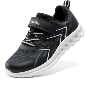 DREAM PAIRS Kids Shoes Boys Girls Running Footwear Athletic School Sneakers Breathable Lightweight for Little Big Kid(Black)