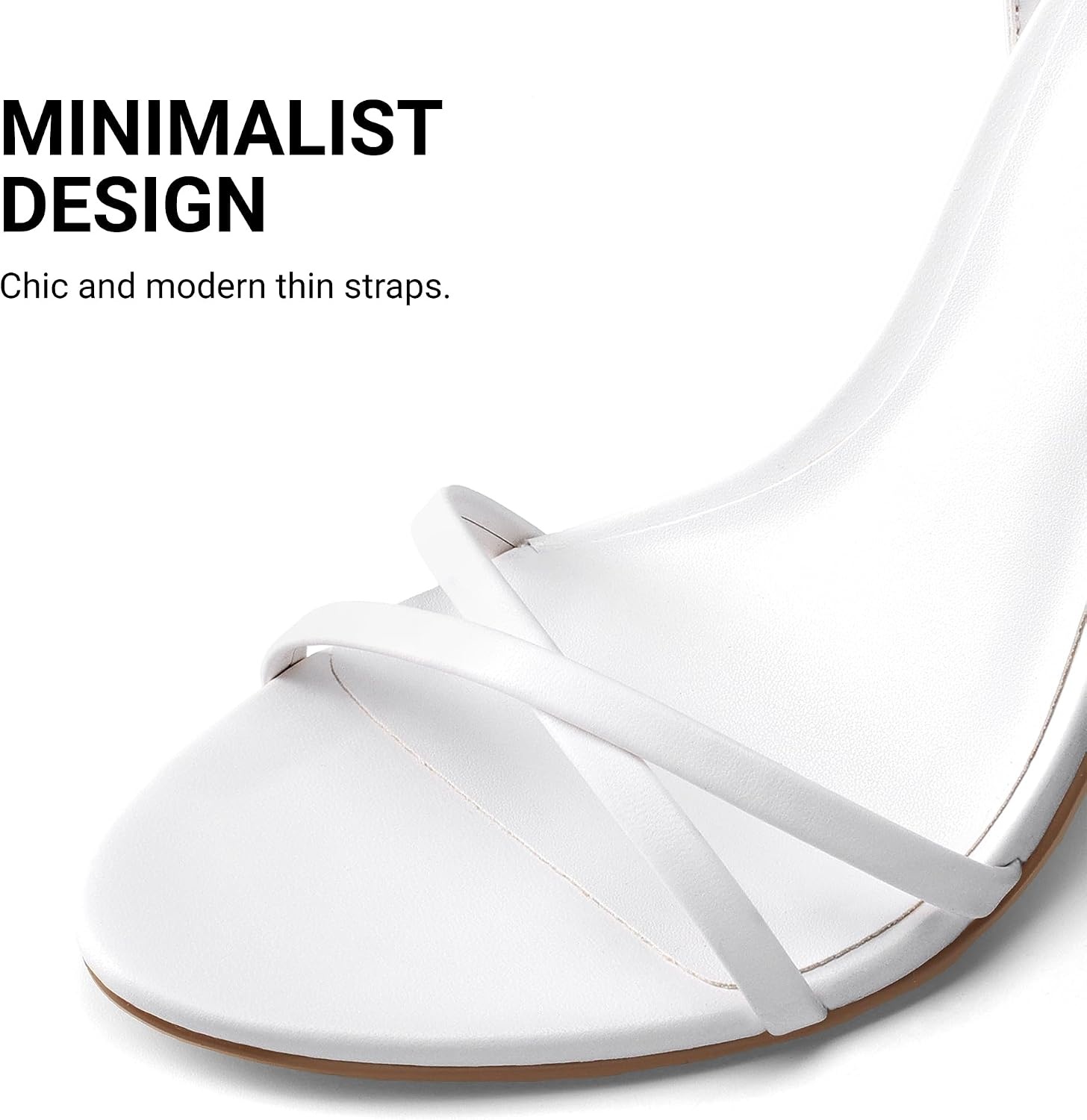 image:imageDREAM PAIRS 2026 Womens Stiletto Heels Strappy Open Toe Ankle Strap Dress Sandals Elegant High Heel Pumps for Wedding Party Prom amp Special OccasionsWhite