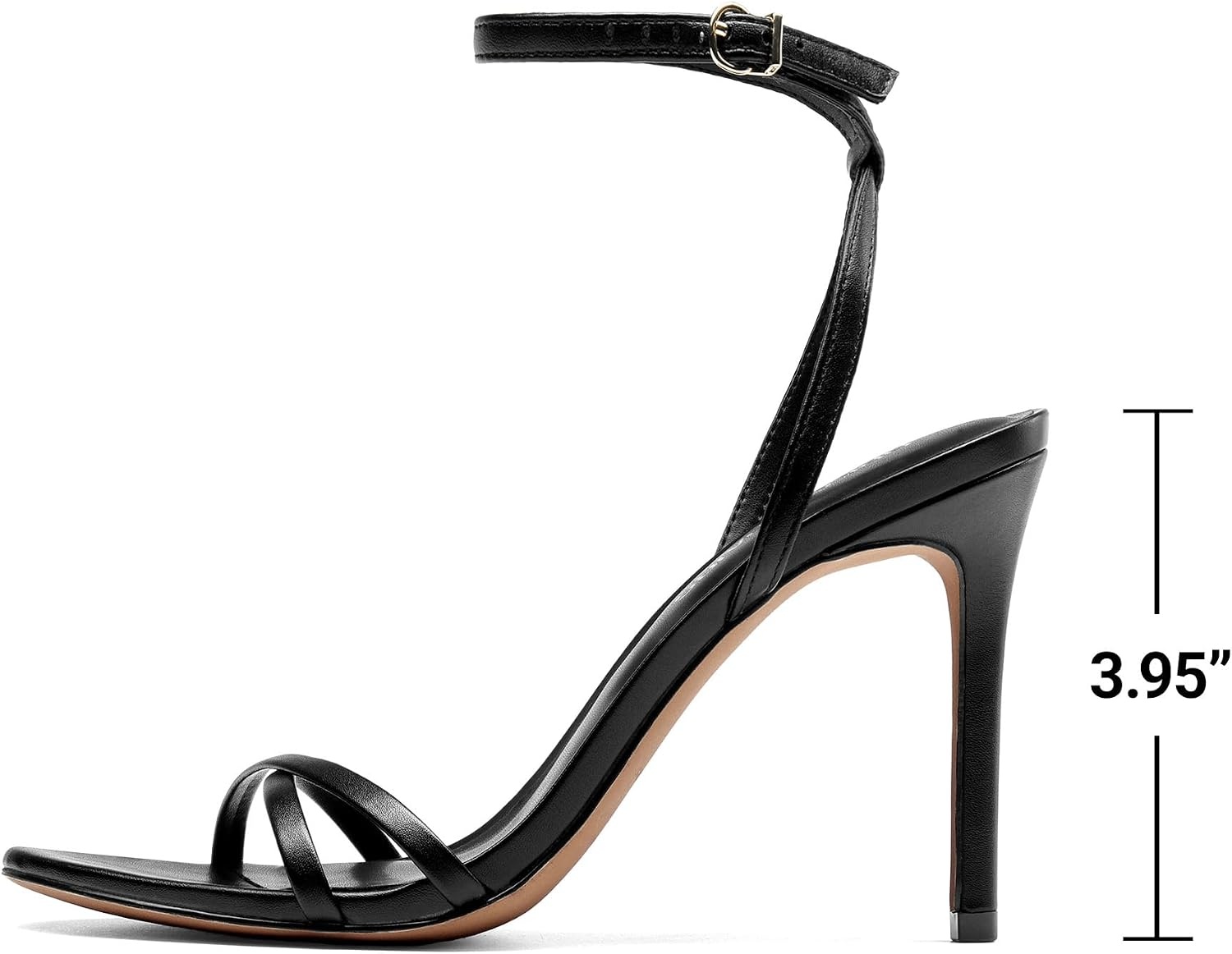 image:imageDREAM PAIRS 2026 Womens Stiletto Heels Strappy Open Toe Ankle Strap Dress Sandals Elegant High Heel Pumps for Wedding Party Prom amp Special OccasionsBlack