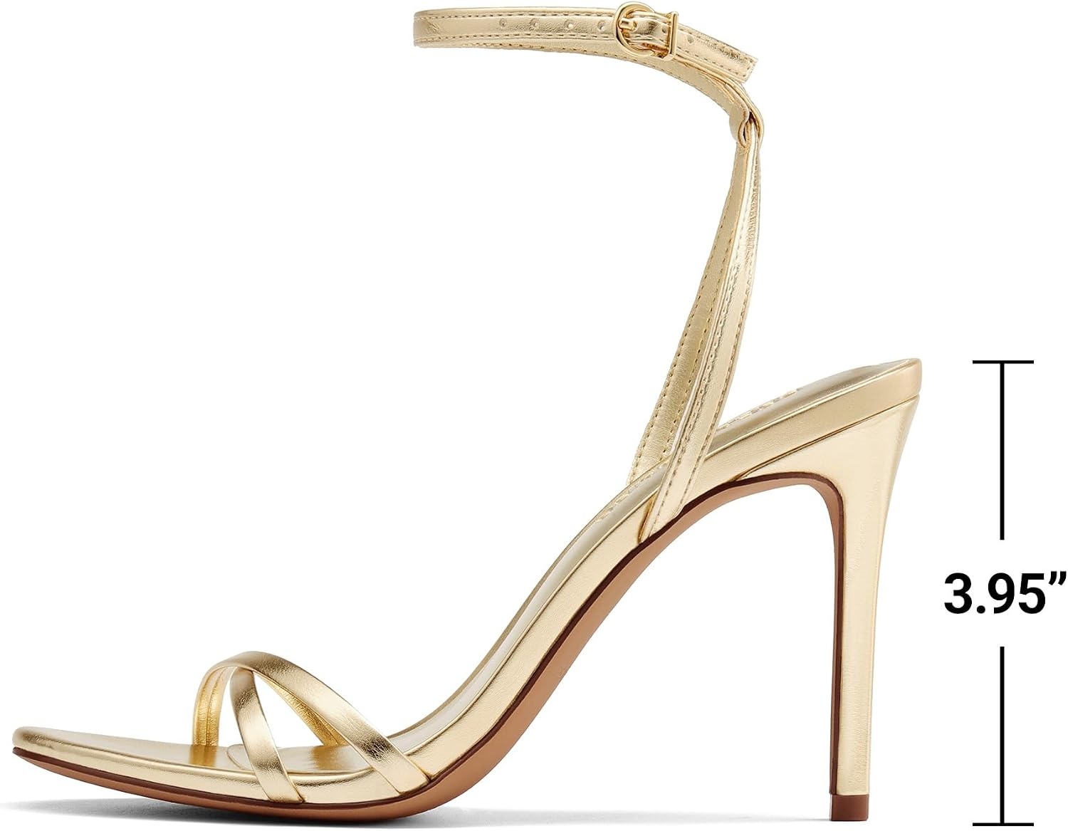 image:imageDREAM PAIRS 2026 Womens Stiletto Heels Strappy Open Toe Ankle Strap Dress Sandals Elegant High Heel Pumps for Wedding Party Prom amp Special OccasionsLight Gold