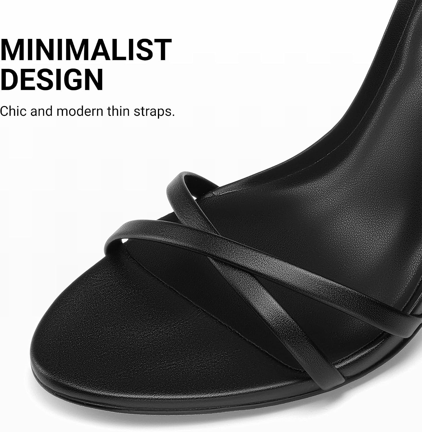 image:imageDREAM PAIRS 2026 Womens Stiletto Heels Strappy Open Toe Ankle Strap Dress Sandals Elegant High Heel Pumps for Wedding Party Prom amp Special OccasionsBlack