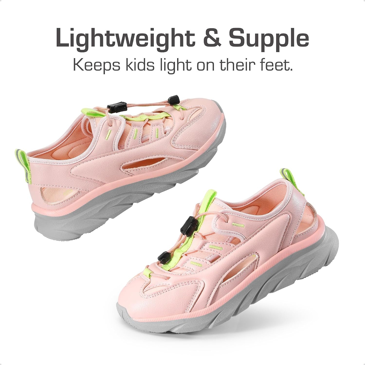 image:imageDREAM PAIRS Boys Girls Summer Outdoor Athletic Sport Sandals for LittleBig Kids
