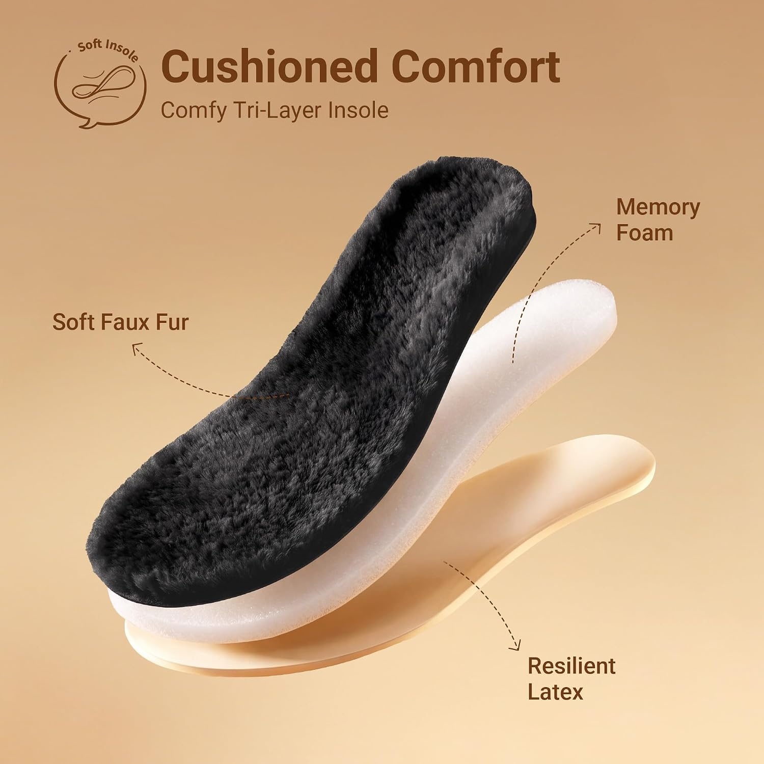 image:imageDREAM PAIRS Girls Boys Slippers Kids House Fuzzy Indoor Outdoor FuzzyEasy Kids Slipon Slipper for Little Kid Big KidAll Black
