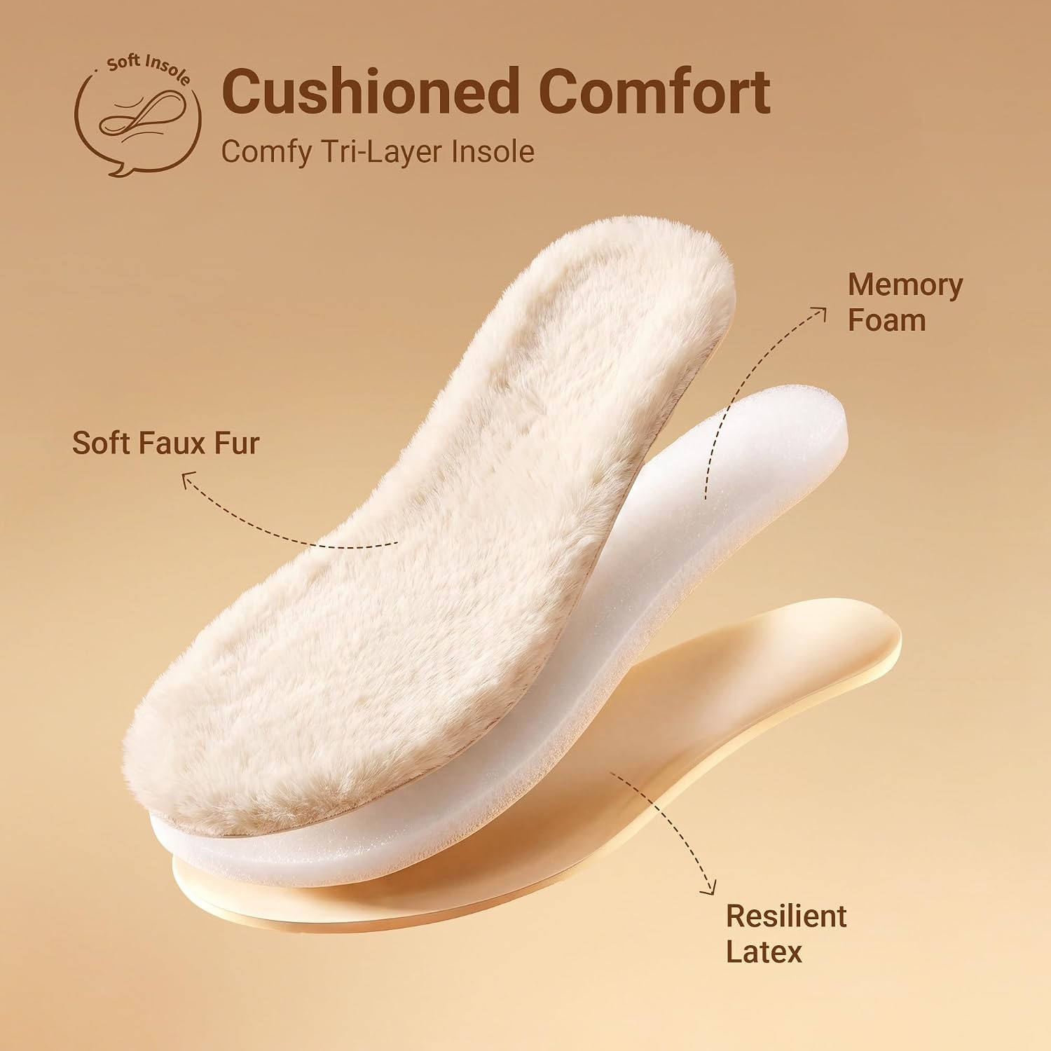 image:imageDREAM PAIRS Girls Boys Slippers Kids House Fuzzy Indoor Outdoor FuzzyEasy Kids Slipon Slipper for Little Kid Big KidChestnut