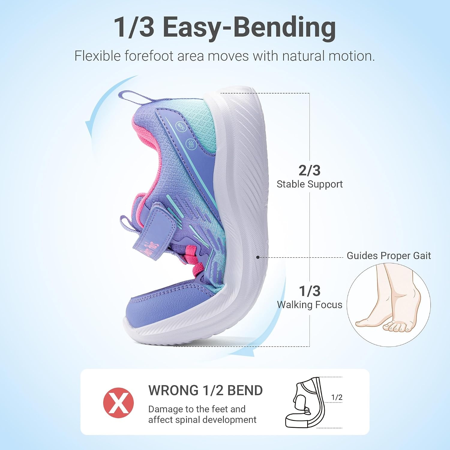 image:imageDREAM PAIRS Kids Shoes Tennis Sneakers LightweightRunningBreathableComfortable Non SlipHookandLoopWalking Gym School Daily PlayBlueLight Green