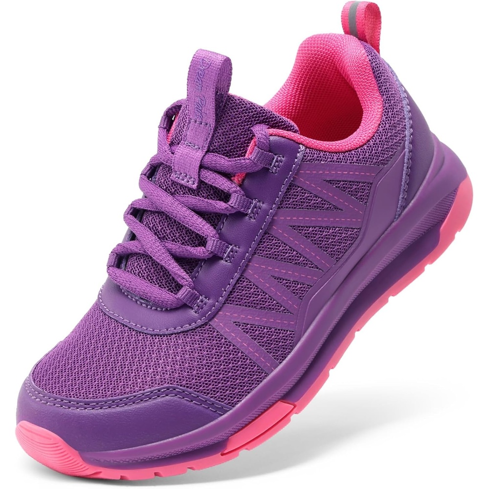 image:imageDREAM PAIRS Kids Shoes Sneakers Lace Up  TennisLightweightRunningBreathableComfortable Non SlipWalking Gym School Daily PlayPurple