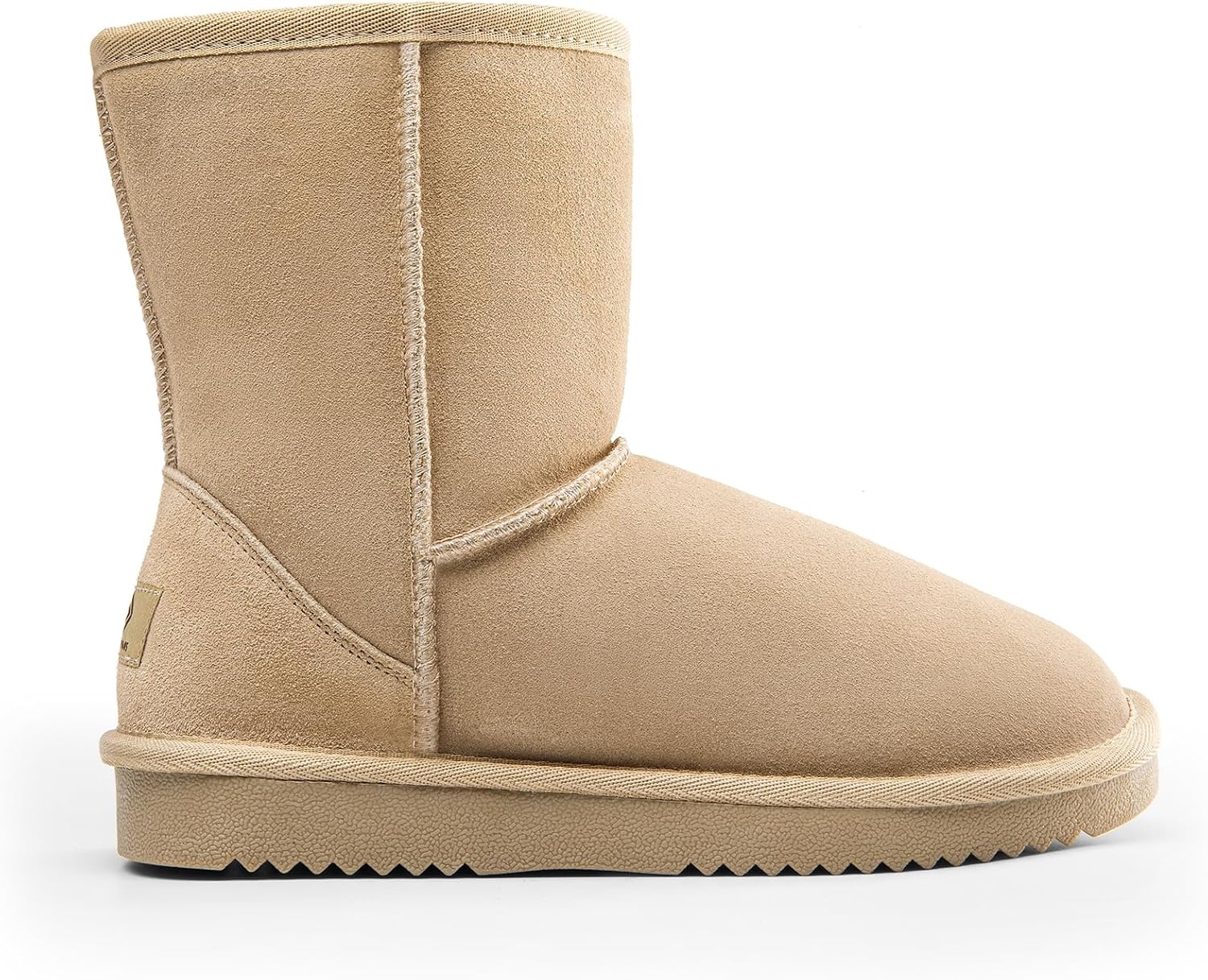 image:imageDREAM PAIRS Womens ShortyNew Mid Calf Winter Snow BootsSand