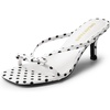 White Polka Dot