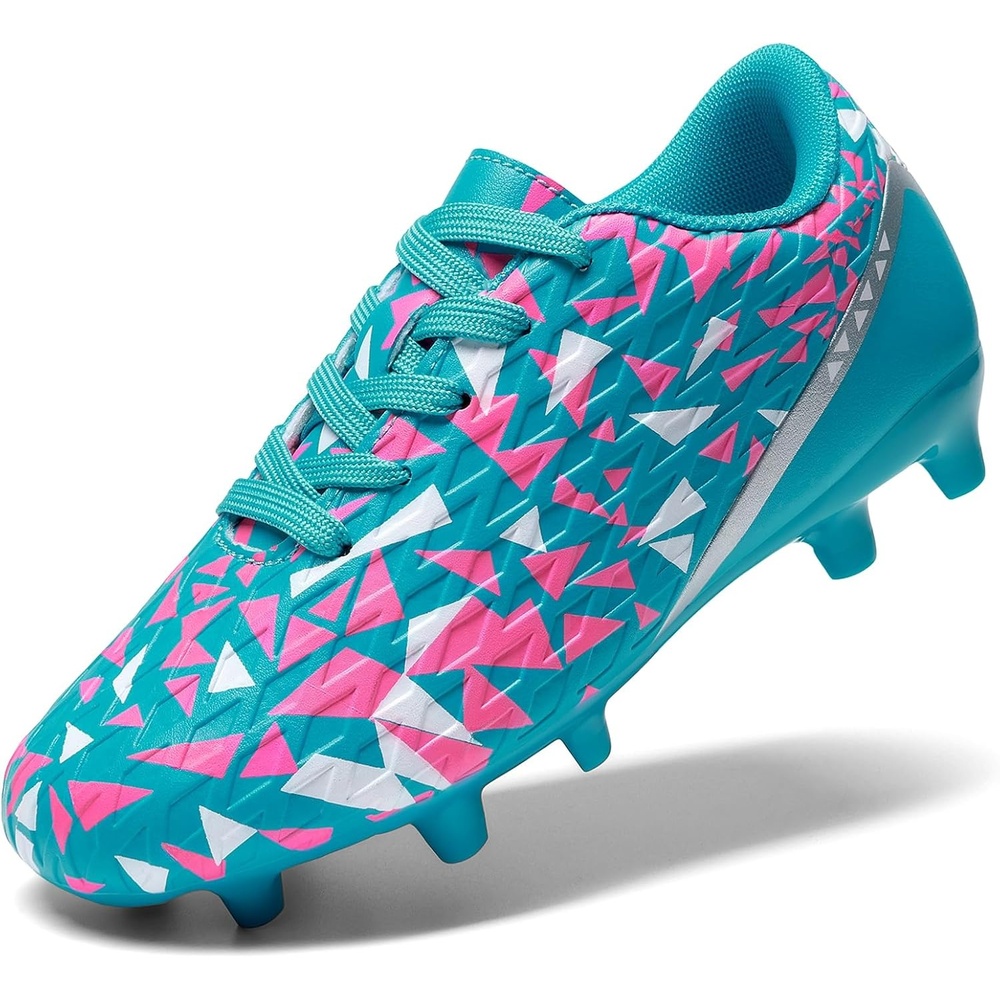image:imageDREAM PAIRS Boys Girls Soccer Cleats Youth Firm Ground Athletic Outdoor Training Football Shoes for Little Kid Big Kid ToddlerMint Green