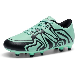 DREAM PAIRS Boys Girls Baseball Soccer Cleats | Football Kids Toddler Youth Comfortable Stable Lightweight Soccer Shoes Cleats with Cushioned Insole(Mint Green)