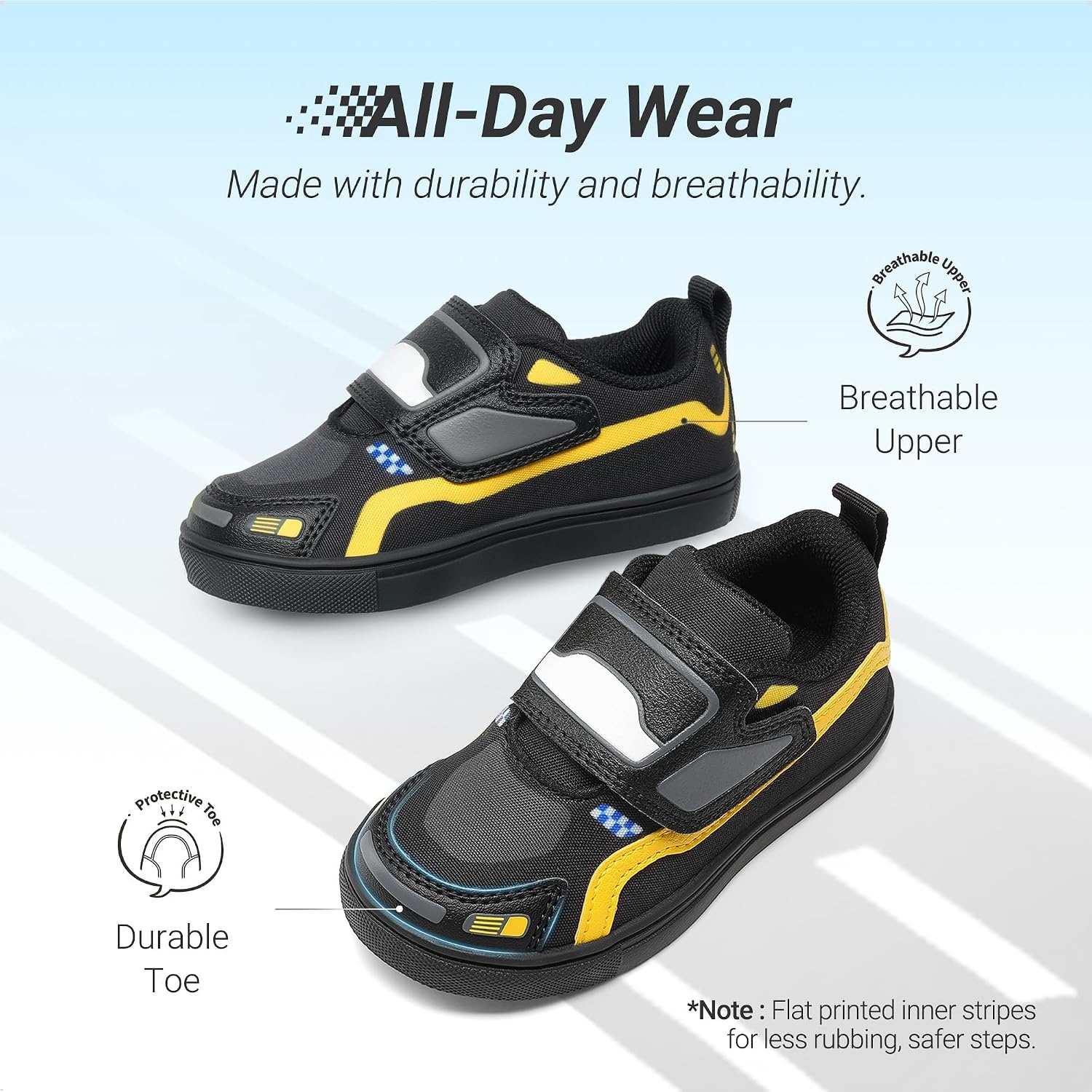 image:imageDREAM PAIRS Boys Car School Sneakers Causal ShoesBlack