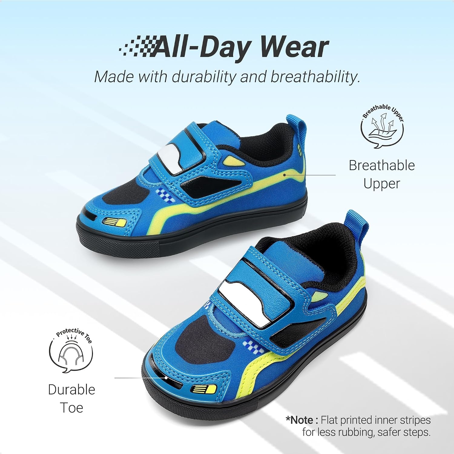 image:imageDREAM PAIRS Boys Car School Sneakers Causal ShoesBlue