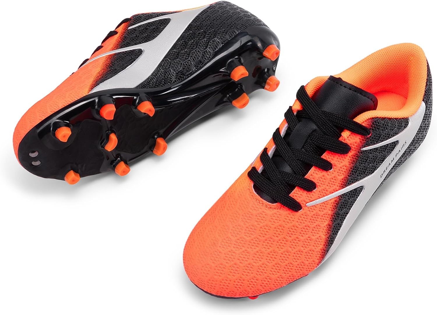 image:imageDREAM PAIRS Girl Toddler Boys Soccer CleatsBlackOrange