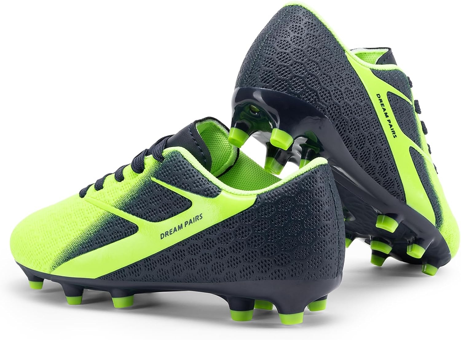 image:imageDREAM PAIRS Girl Toddler Boys Soccer CleatsNavyNeon Green
