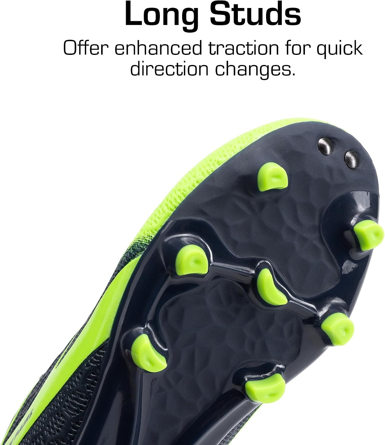 image:imageDREAM PAIRS Girl Toddler Boys Soccer CleatsNavyNeon Green