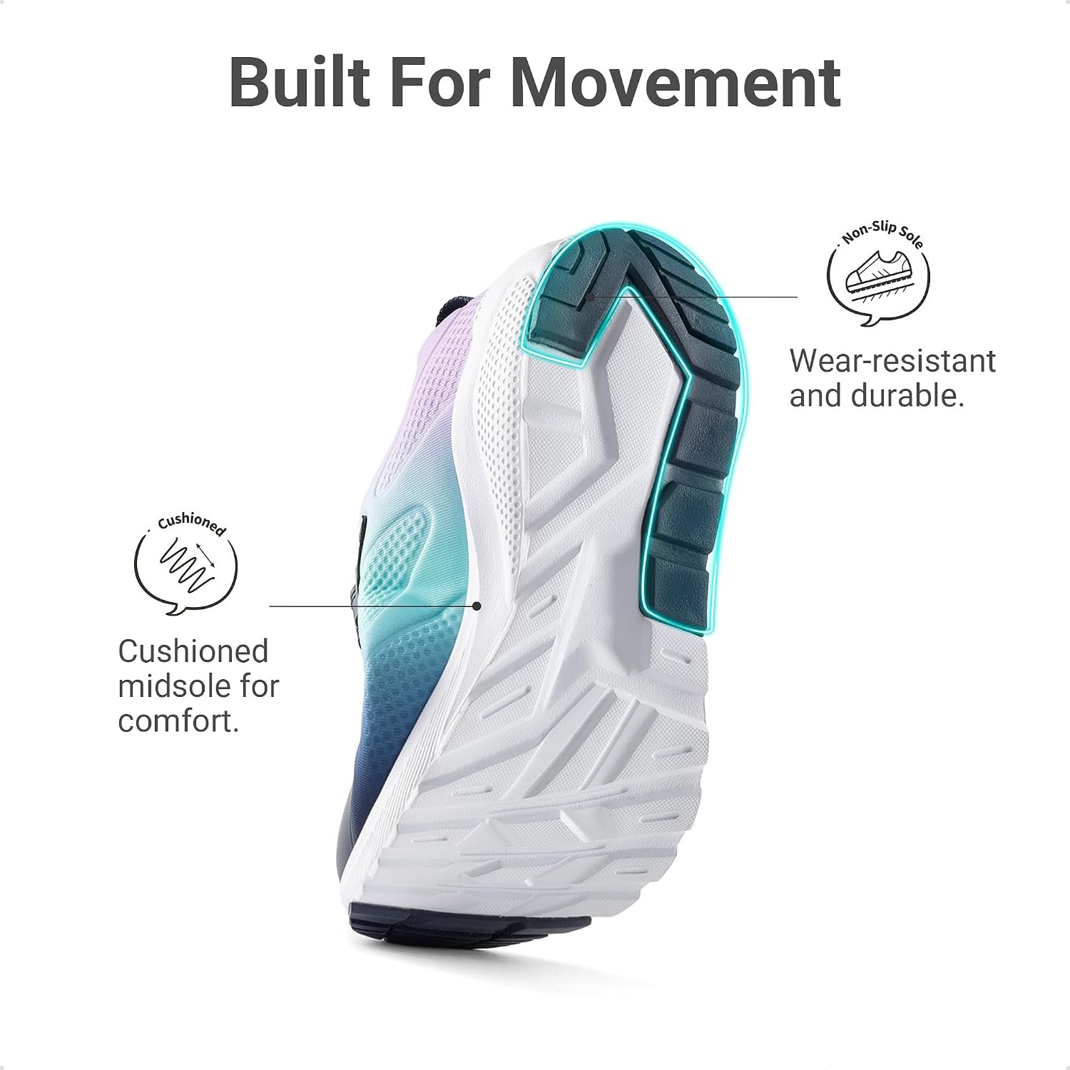 image:imageDREAM PAIRS Girls Shoes Tennis SneakersNavyPurple