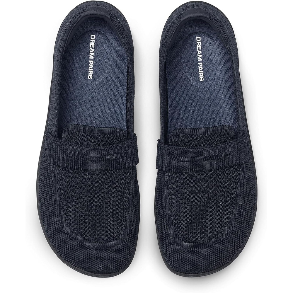 image:imageDREAM PAIRS Women Comfort Wide Toe Barefoot Knit LoafersNavy