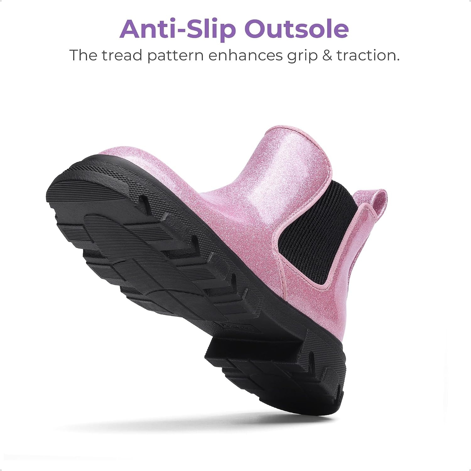 image:imageDREAM PAIRS Girls Combat Ankle Chelsea BootsPink