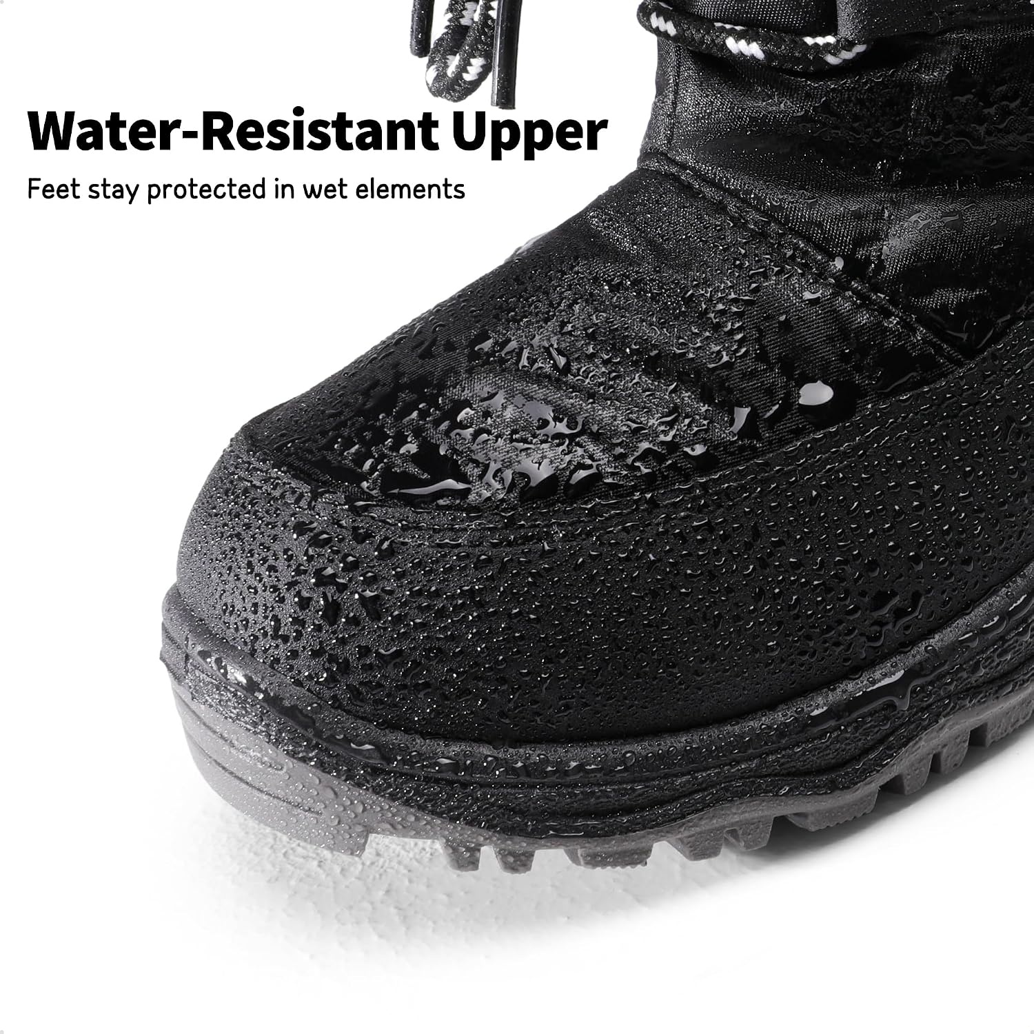 image:imageDREAM PAIRS Girls Winter Snow BootsBlack