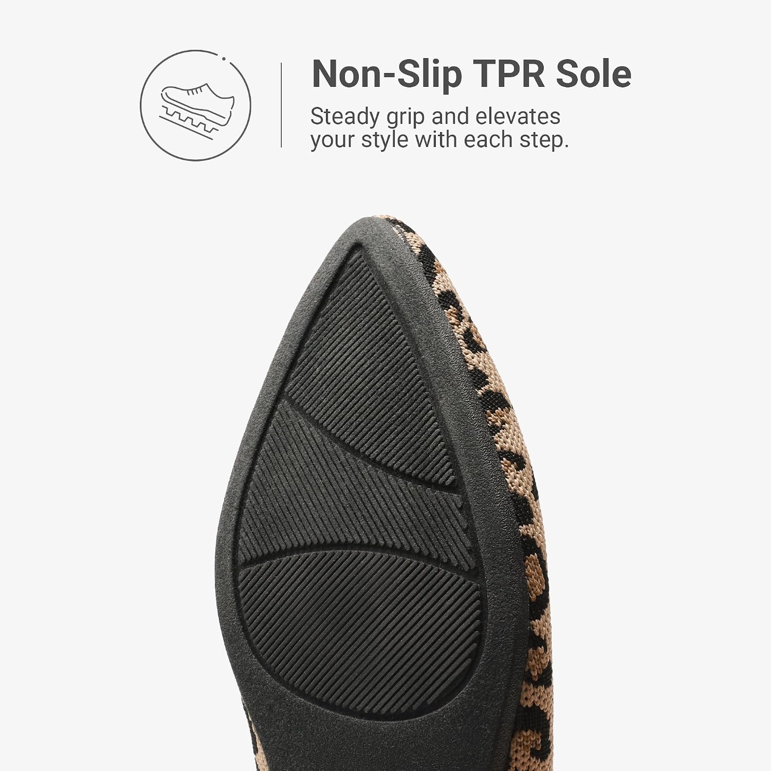 image:imageDREAM PAIRS Womens Pointed Toe Dressy Mary Jane FlatsLeopard