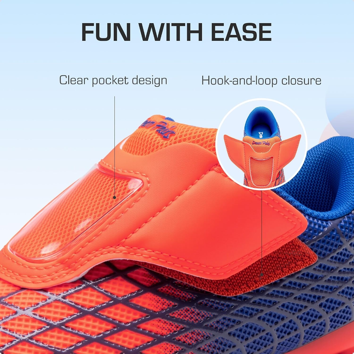image:imageDREAM PAIRS Boys Girls Laceless Soccer CleatsOrangeBlue