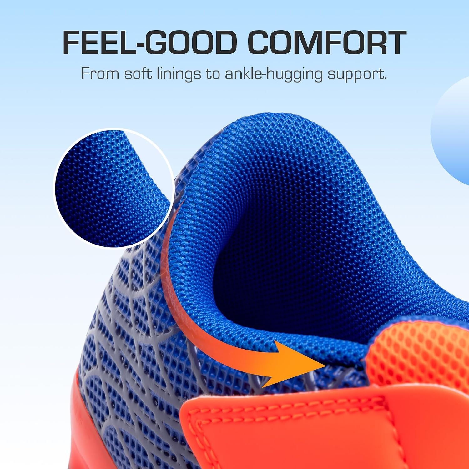 image:imageDREAM PAIRS Boys Girls Laceless Soccer CleatsOrangeBlue