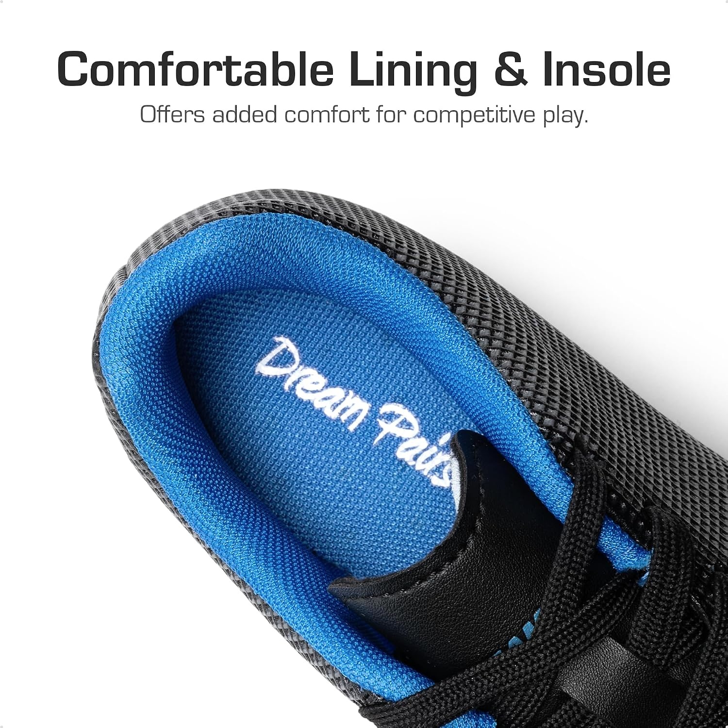image:imageDREAM PAIRS Boys Girls Soccer CleatsBlackBlue