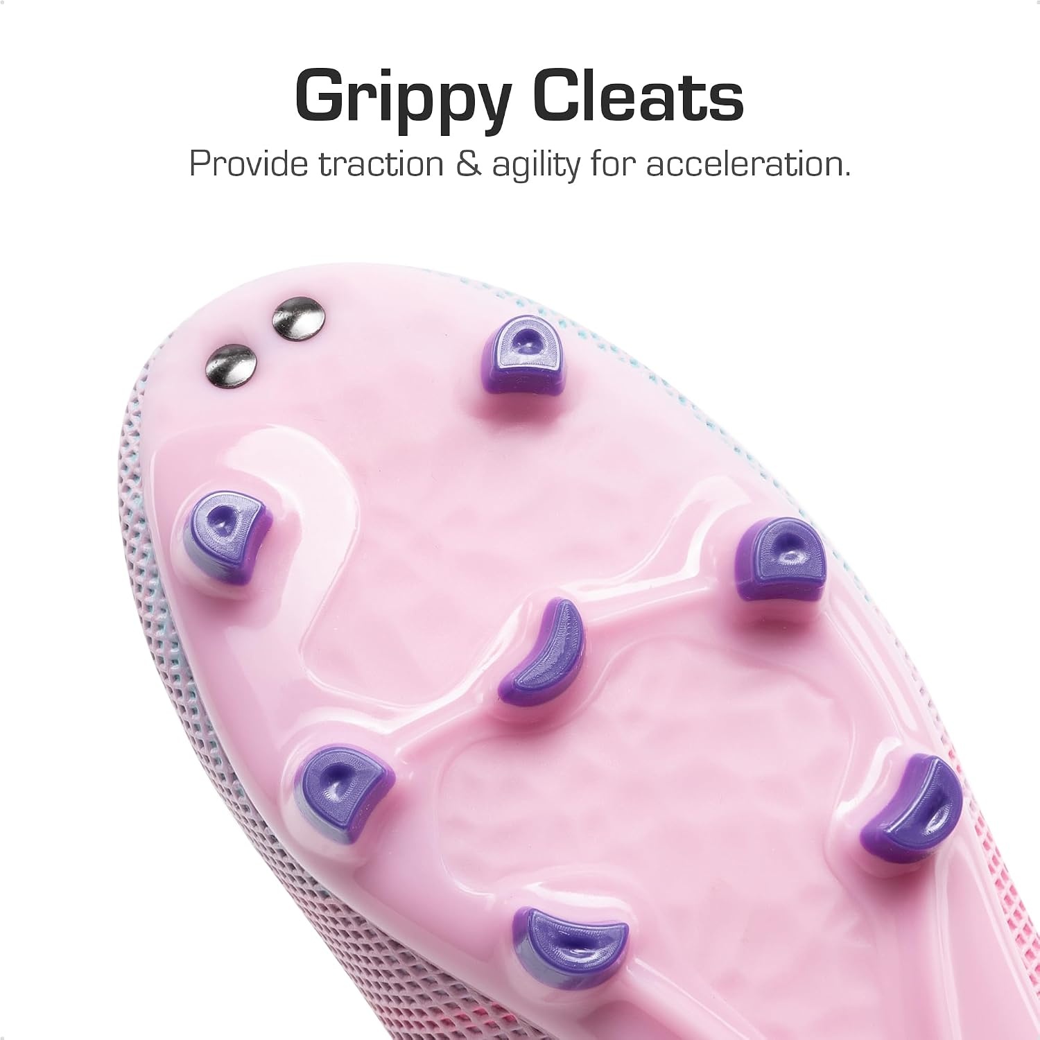 image:imageDREAM PAIRS Boys Girls Soccer CleatsPinkPruple
