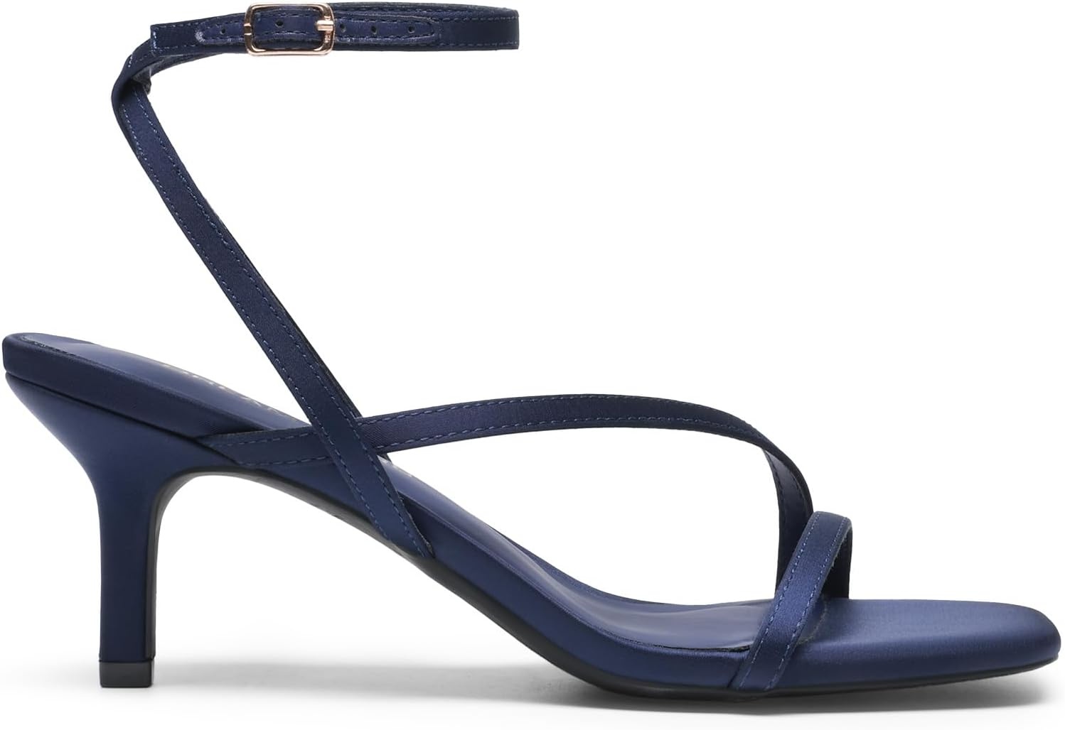 image:imageDREAM PAIRS Womens Low Kitten Heels Strappy SandalsNavy