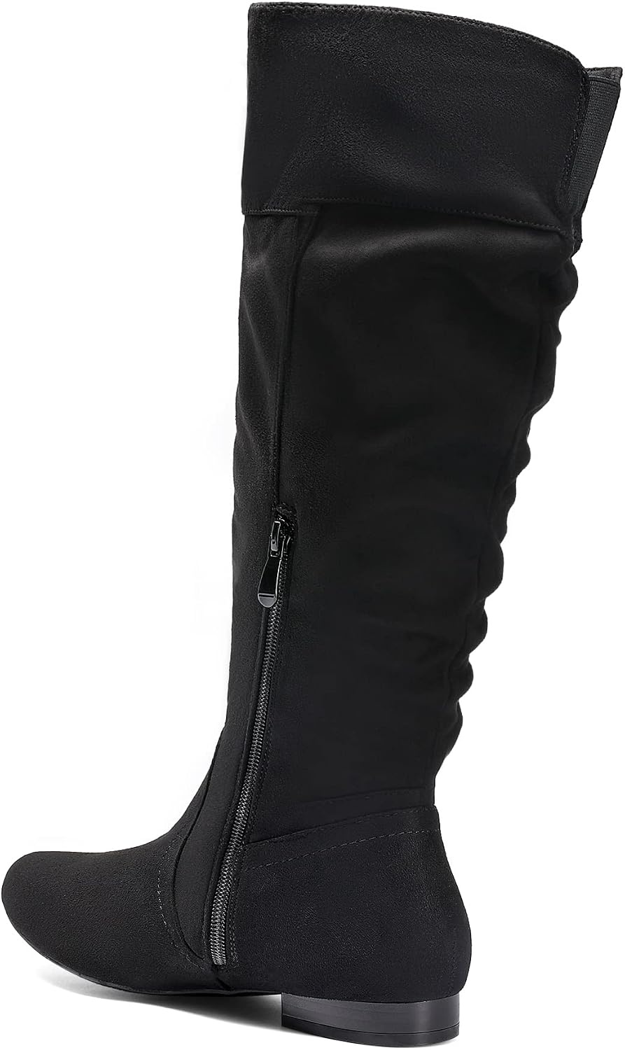 image:imageDREAM PAIRS Womens Wide Calf Knee High BootsWideCalfBlack