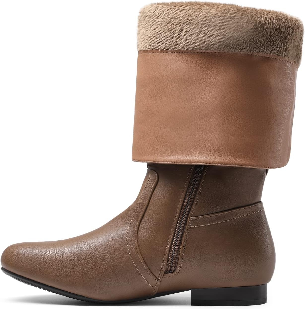image:imageDREAM PAIRS Womens Wide Calf Knee High BootsWideCalfCamel