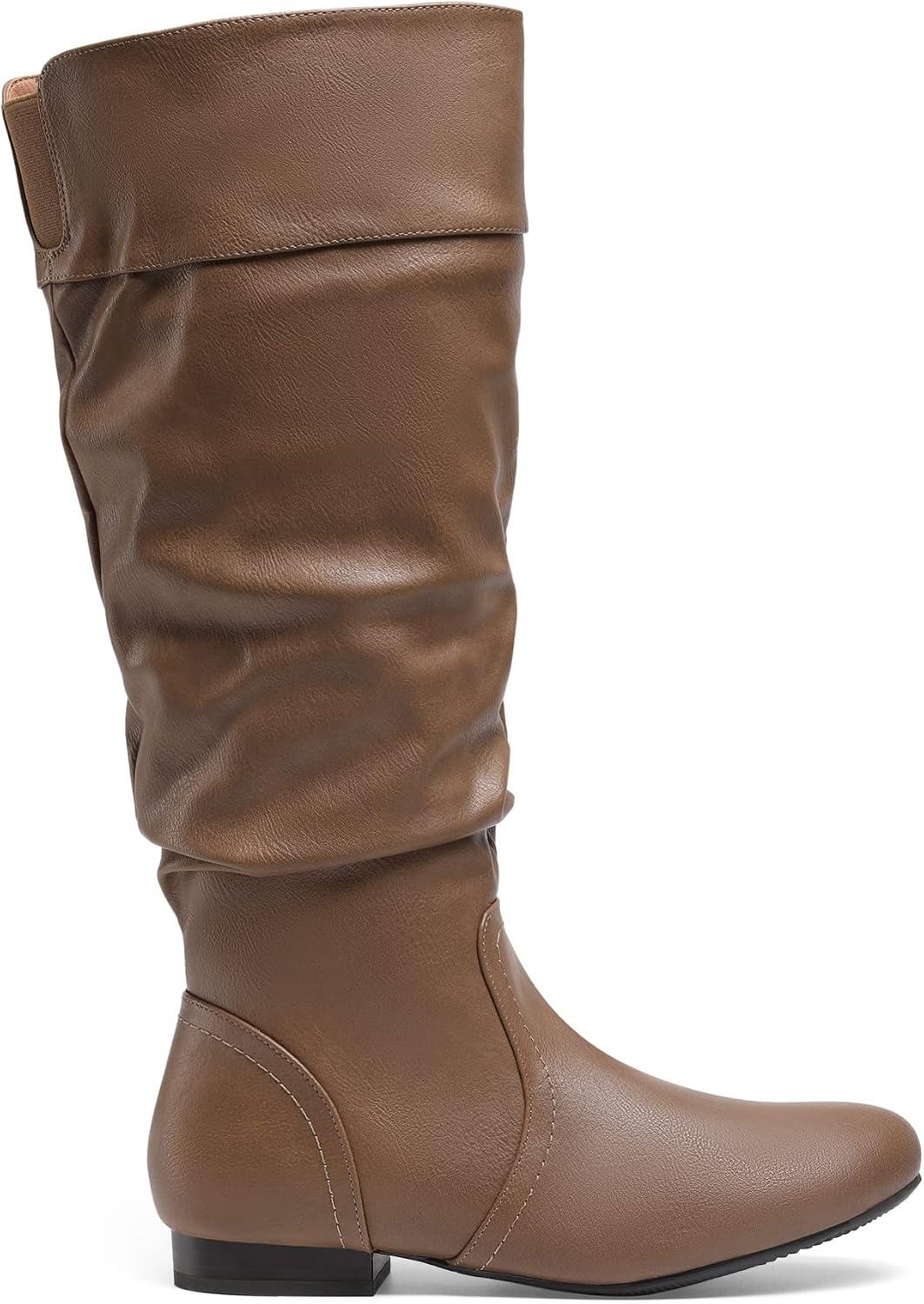 image:imageDREAM PAIRS Womens Wide Calf Knee High BootsWideCalfCamel