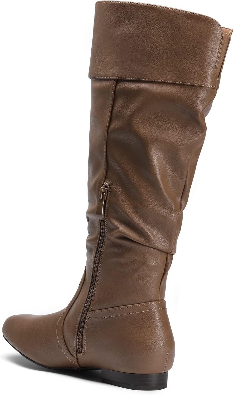 image:imageDREAM PAIRS Womens Wide Calf Knee High BootsWideCalfCamel