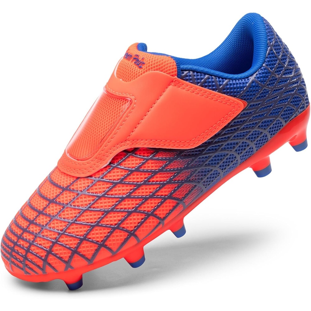 image:imageDREAM PAIRS Boys Girls Laceless Soccer CleatsOrangeBlue