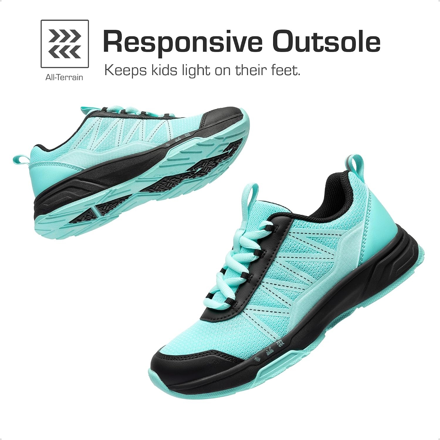 image:imageDREAM PAIRS Kids Shoes Sneakers Lace UpLight Blue