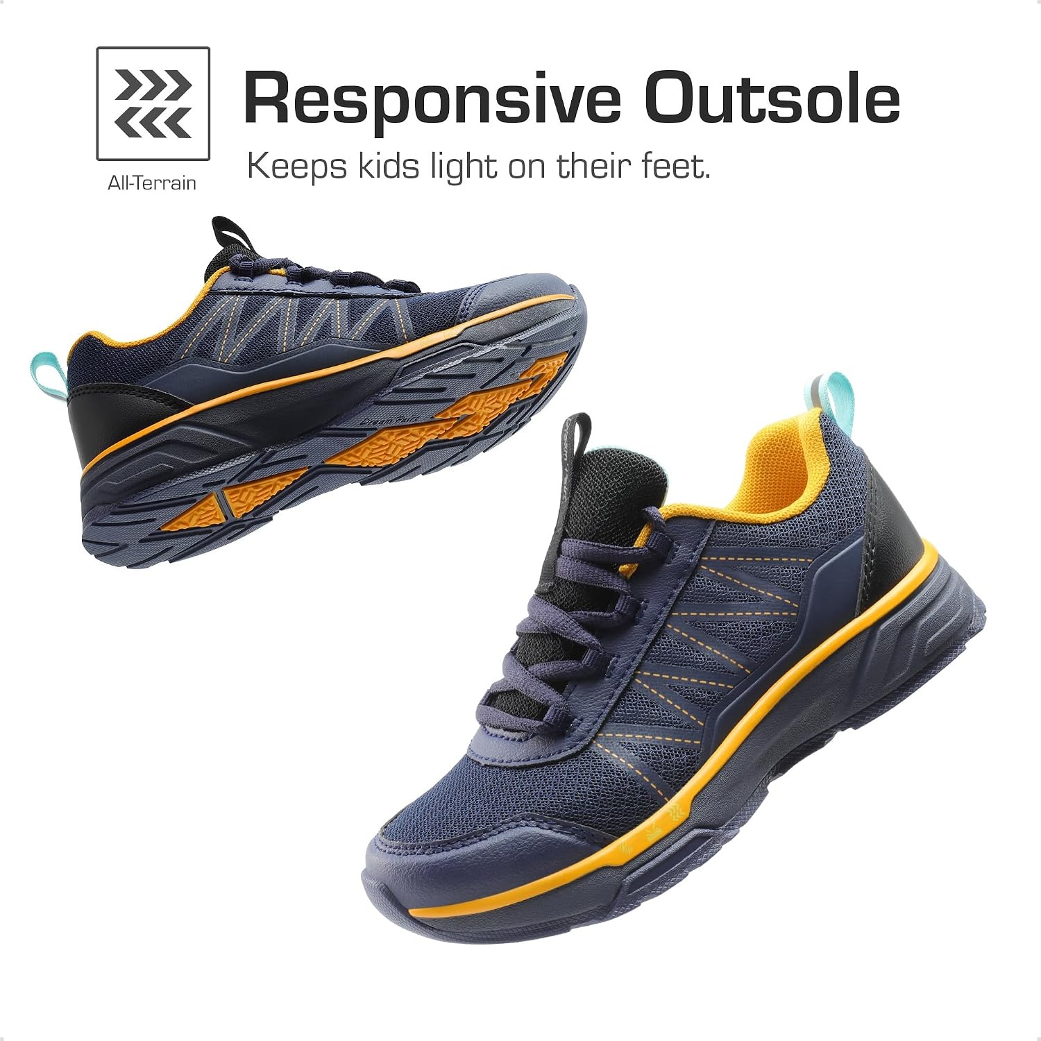image:imageDREAM PAIRS Kids Shoes Sneakers Lace UpNavy