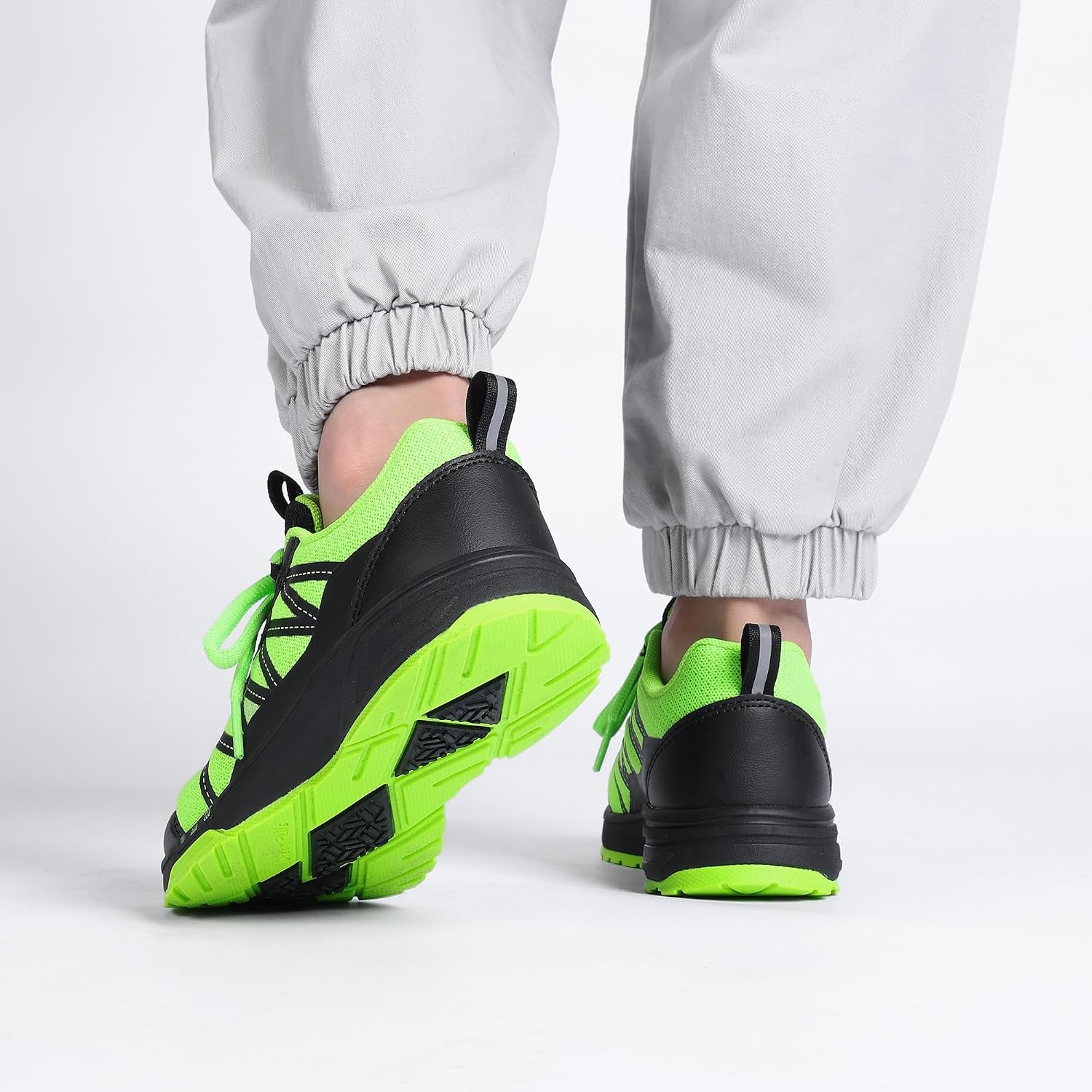 image:imageDREAM PAIRS Kids Shoes Sneakers Lace UpNeon GreenBlack
