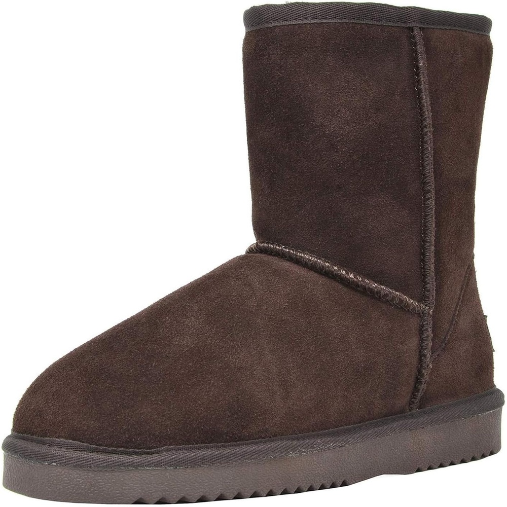 image:imageDREAM PAIRS Womens ShortyNew Mid Calf Winter Snow BootsBrown