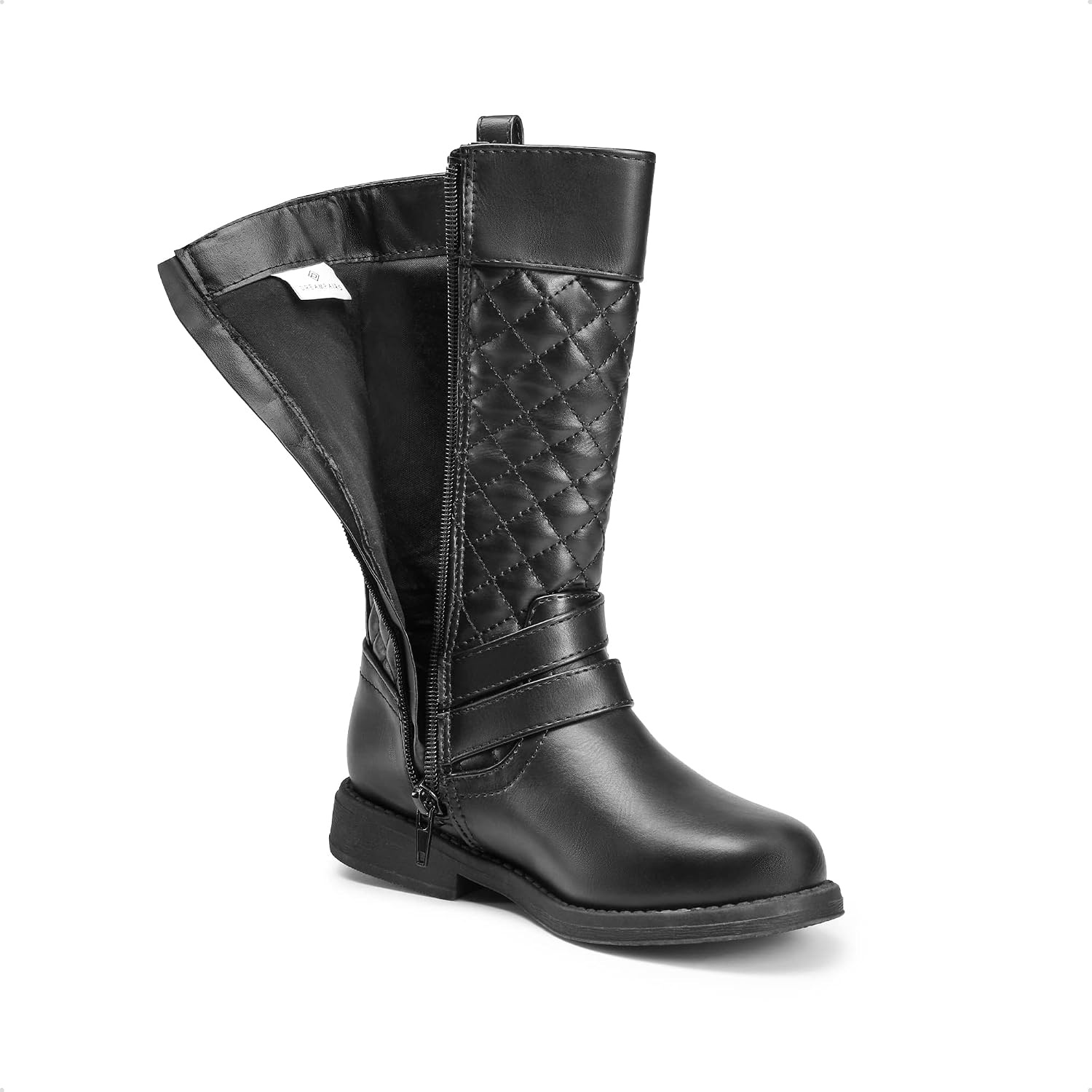 image:imageDREAM PAIRS Girls Knee High Riding BootsBlack