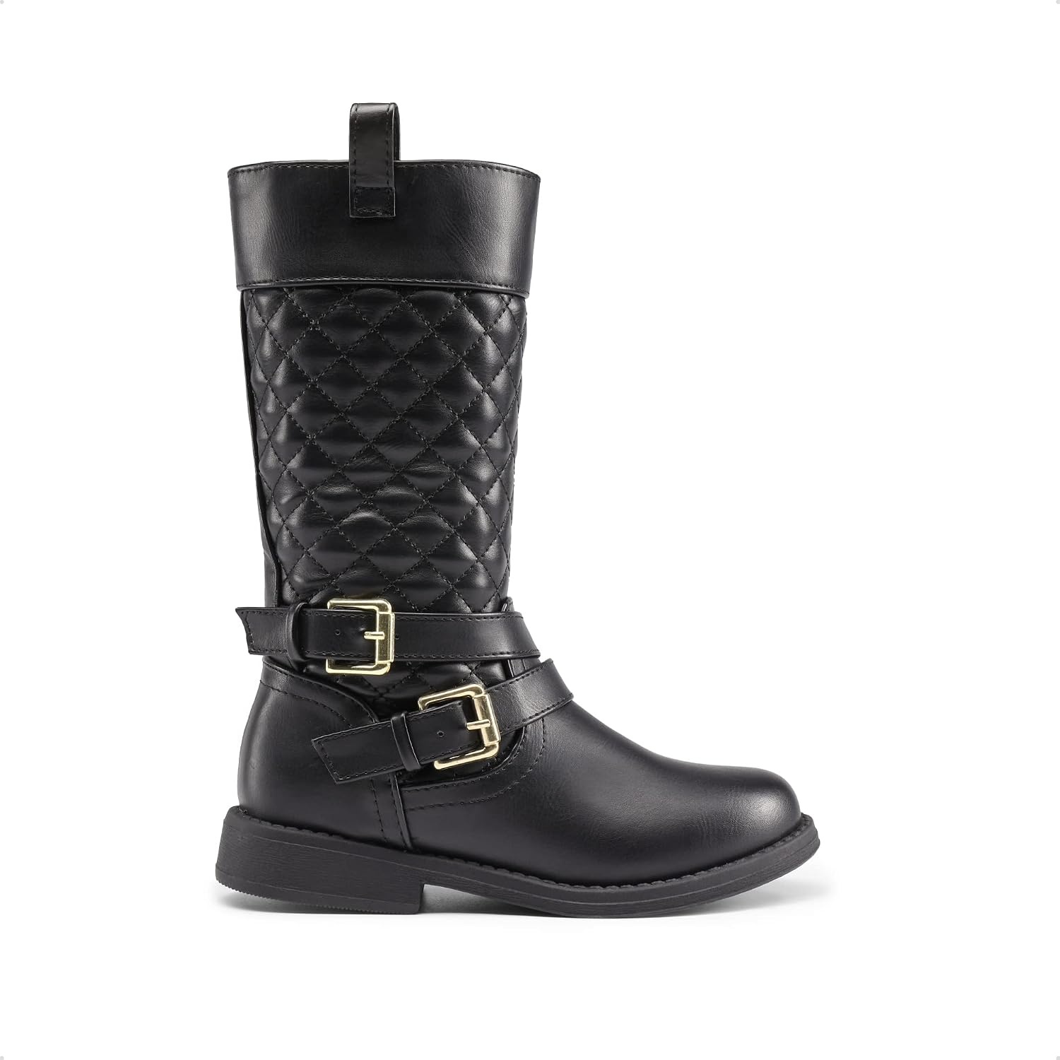 image:imageDREAM PAIRS Girls Knee High Riding BootsBlack