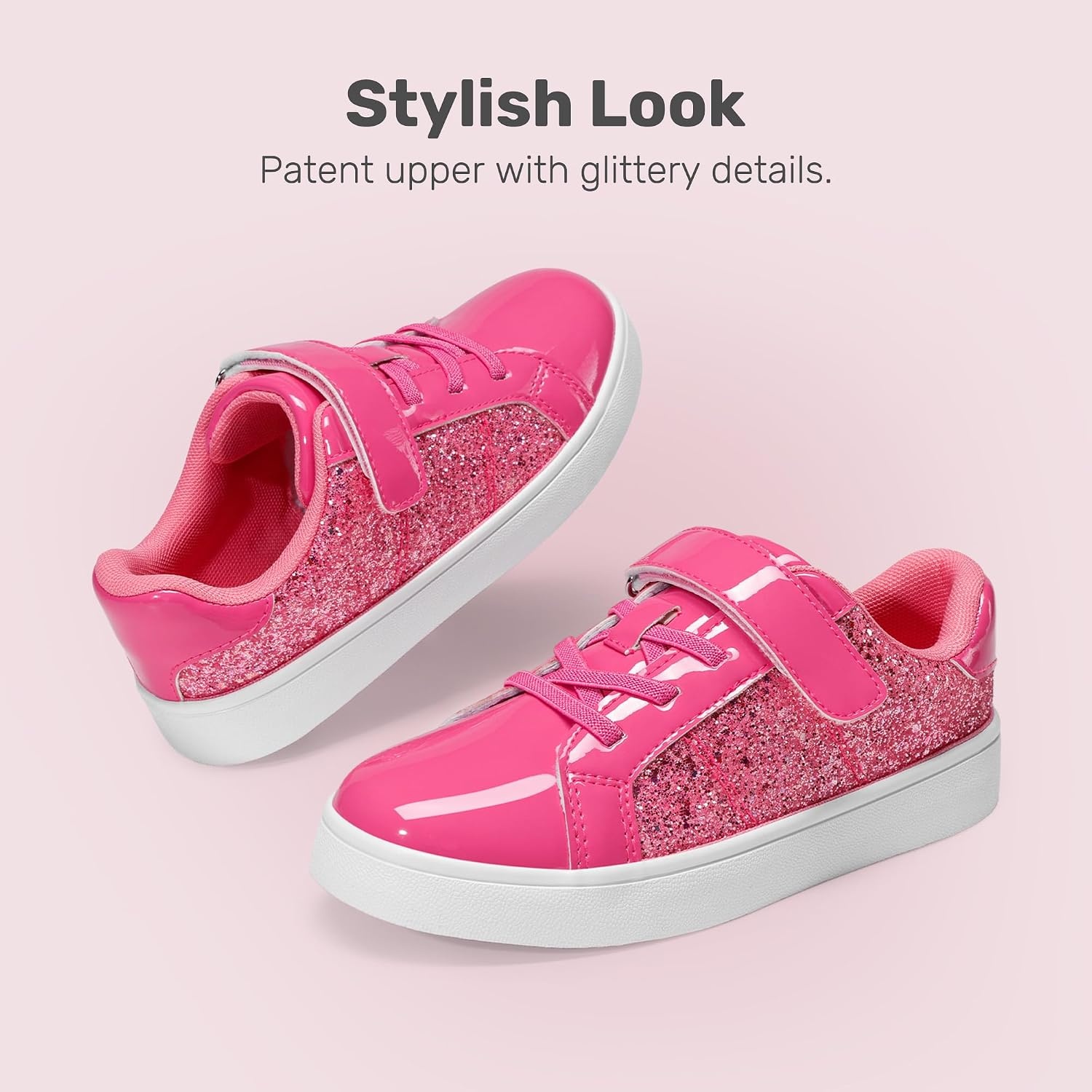 image:imageDREAM PAIRS Unisex School Sneakers Tennis ShoesHot Pink