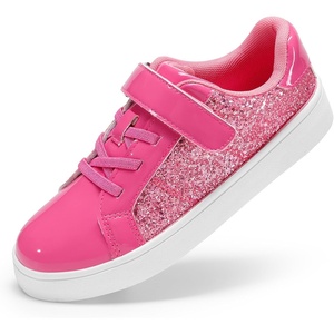 DREAM PAIRS Unisex School Sneakers Tennis Shoes(Hot Pink)