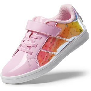 DREAM PAIRS Unisex School Sneakers Tennis Shoes(Pink)