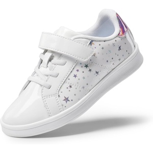 DREAM PAIRS Unisex School Sneakers Tennis Shoes(White)